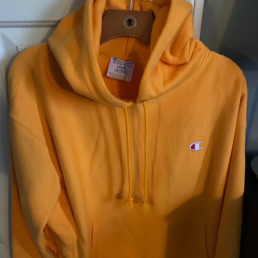 Champion Orange Hoodie